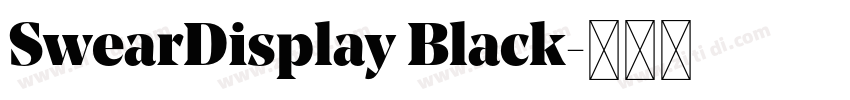 SwearDisplay Black字体转换
